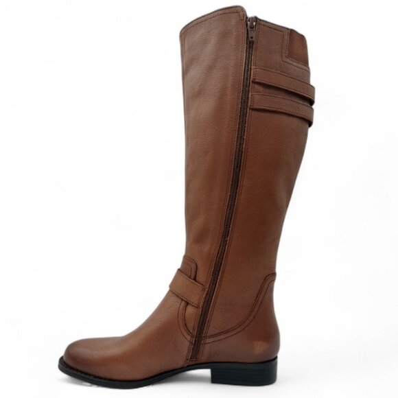 Naturalizer Women's Size 8 Jessie Banana Bread Leather Wide Calf Knee High Boot - Picture 4 of 15